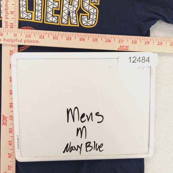 Adidas Cleveland Cavaliers Graphic Basketball T Shirt Mens Size Medium M Blue - Picture 7 of 9